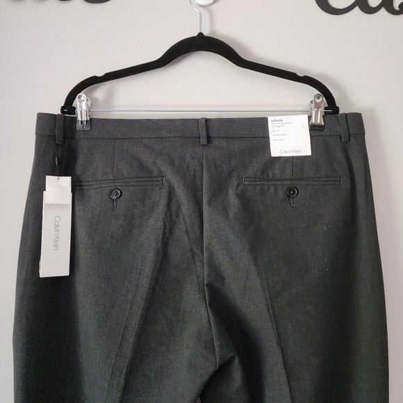 Calvin Klein Infinite Slim Fit Four Way Stretch Dress Pants Size Men's 38X32 NWT - Picture 9 of 13